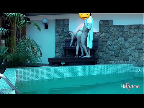 ❤️ Boss invites maid to the pool, but couldn't resist a hot Porno at us ❌❤